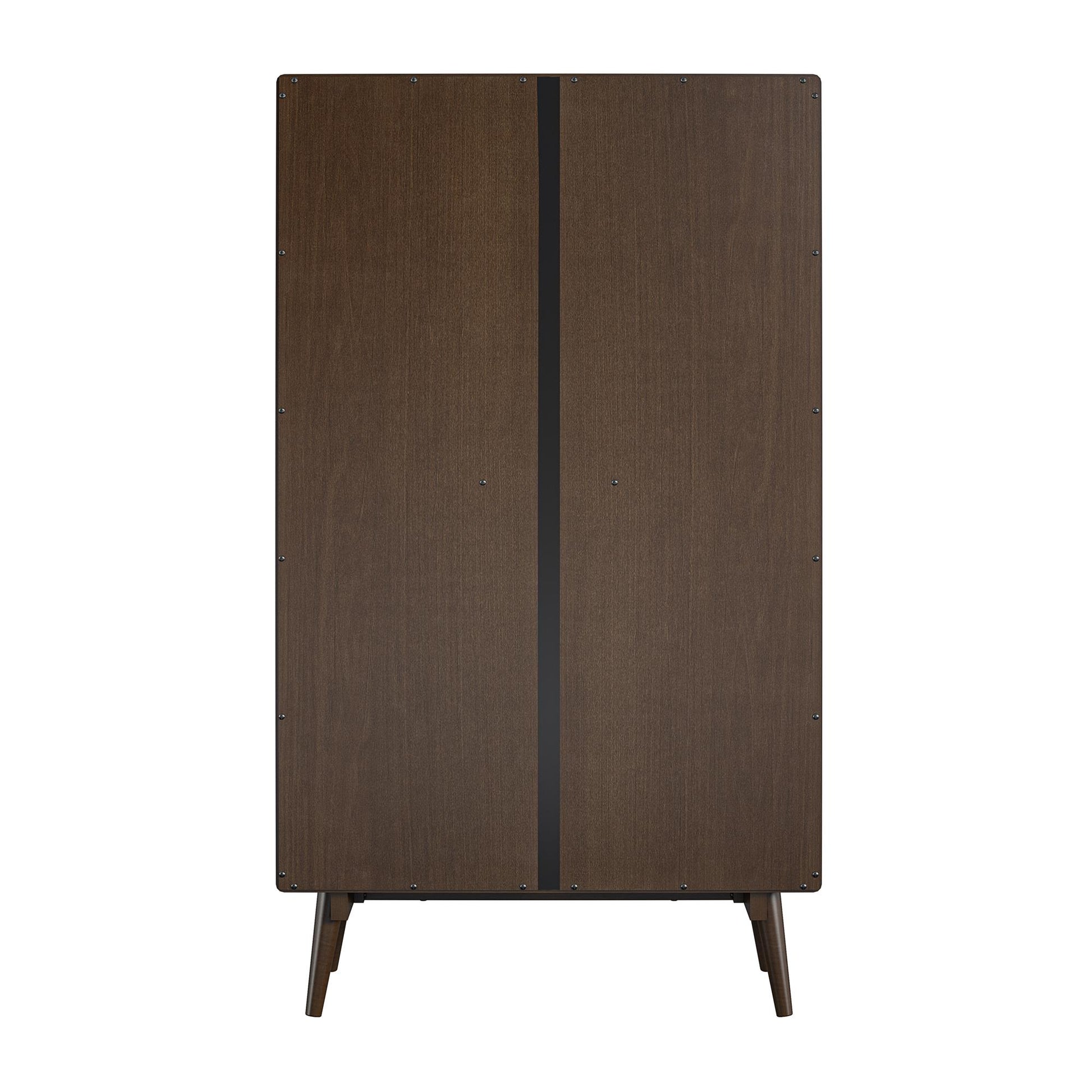 Brittany 4 Shelf Bookcase, Walnut - Florence Walnut