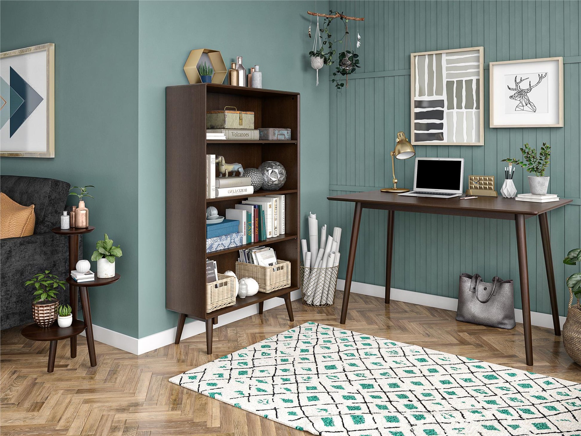 Brittany Desk, Walnut - Florence Walnut