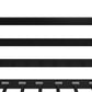 Miles Twin Over Twin Metal Bunk Bed with Secured Metal Slats and Integrated Ladder - Black - Twin-Over-Twin