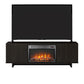 Southlander TV Stand with Fireplace for TVs up to 60 Inches - Espresso