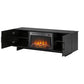 Southlander TV Stand with Fireplace for TVs up to 60 Inches - Black Oak