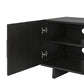 Southlander TV Stand with Fireplace for TVs up to 60 Inches - Black Oak