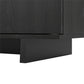 Southlander TV Stand with Fireplace for TVs up to 60 Inches - Black Oak