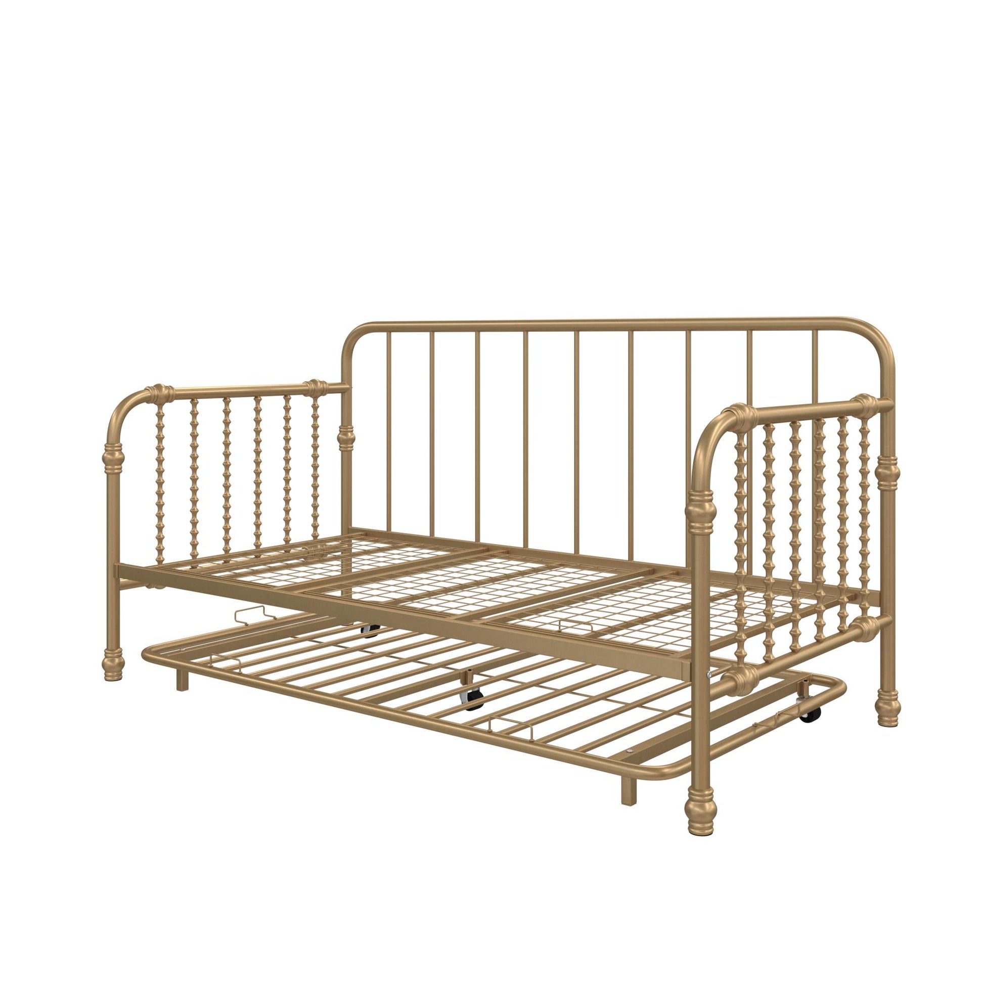 Monarch Hill Wren Metal Daybed and Trundle Set - Gold - Twin
