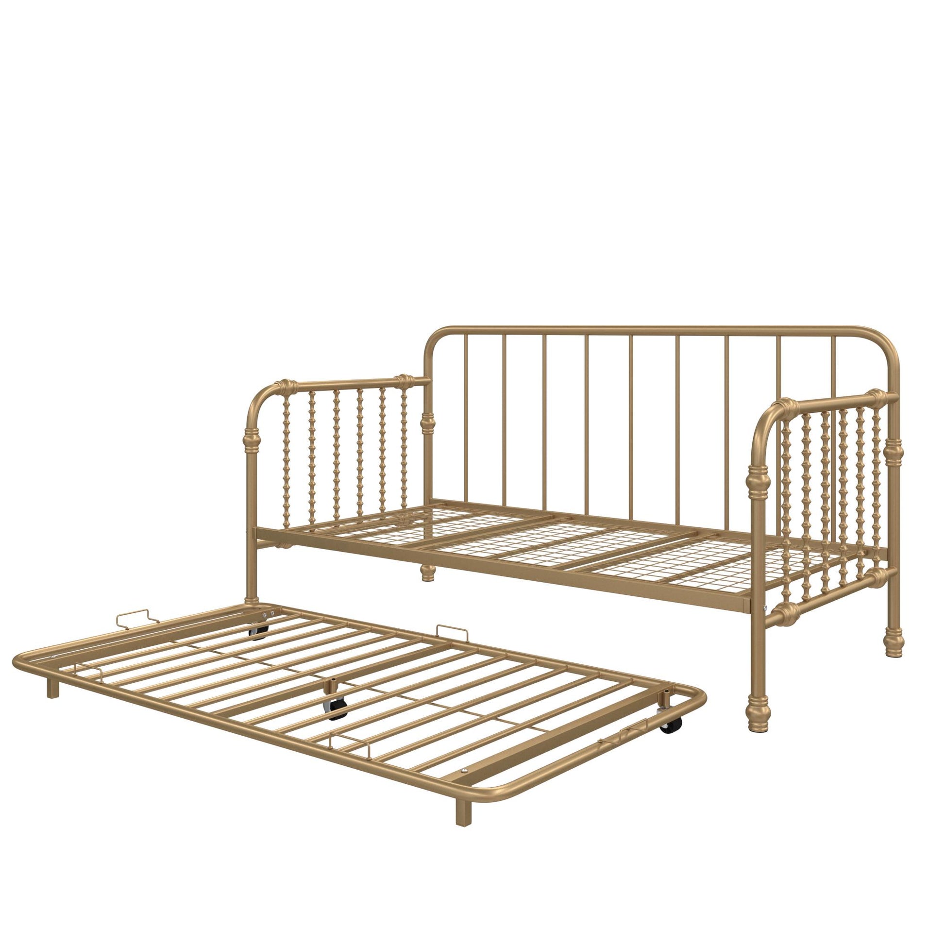 Monarch Hill Wren Metal Daybed and Trundle Set - Gold - Twin