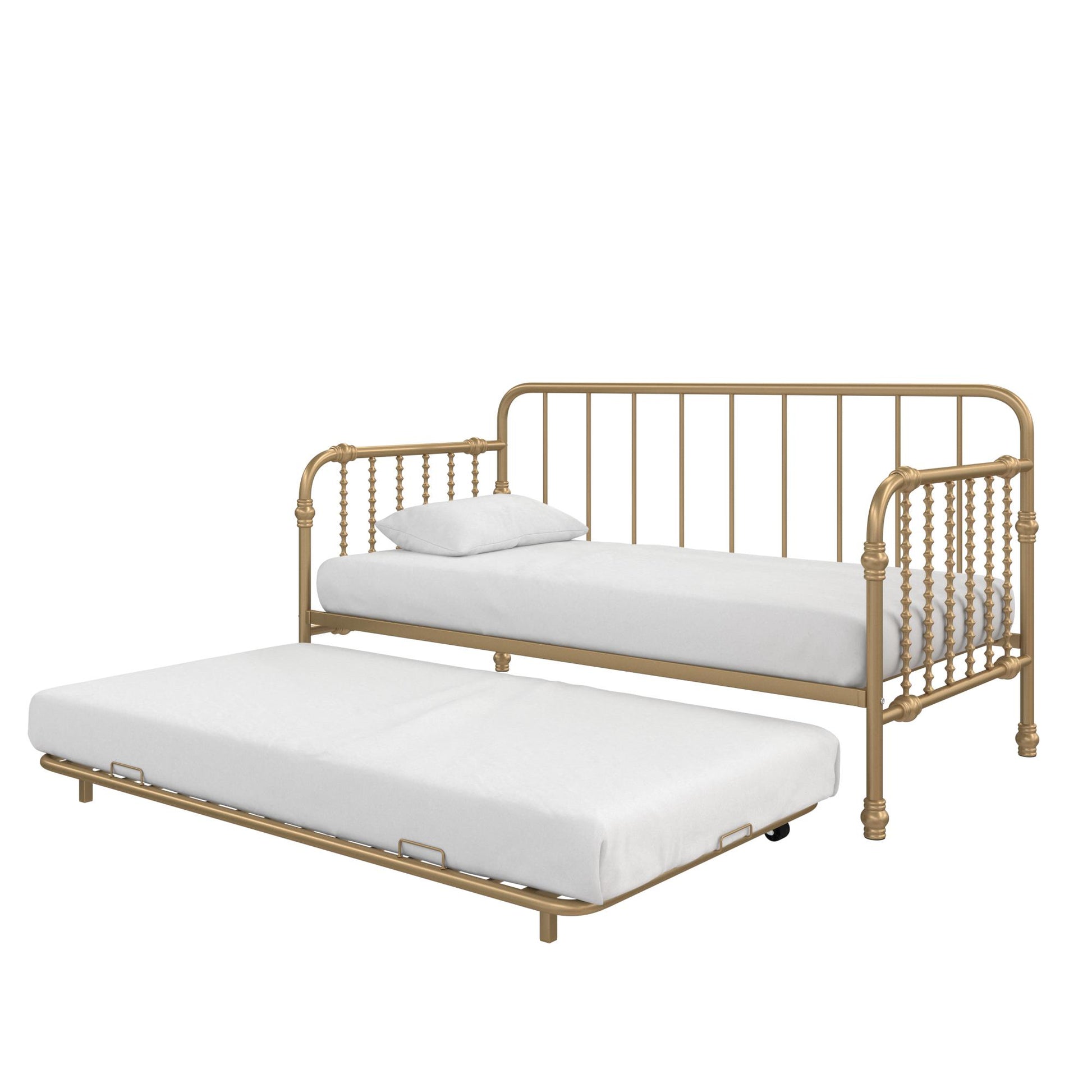 Monarch Hill Wren Metal Daybed and Trundle Set - Gold - Twin