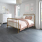 Monarch Hill Wren Metal Bed with Curved Scrollwork Design - Gold - Full