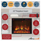 Southlander TV Stand with Fireplace for TVs up to 60 Inches - Golden Oak
