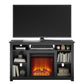 Edgewood Fireplace TV Stand for TVs up to 55 Inch - Black