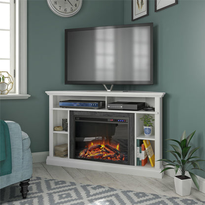 Overland Electric Corner Fireplace for TVs up to 50 Inches - Espresso