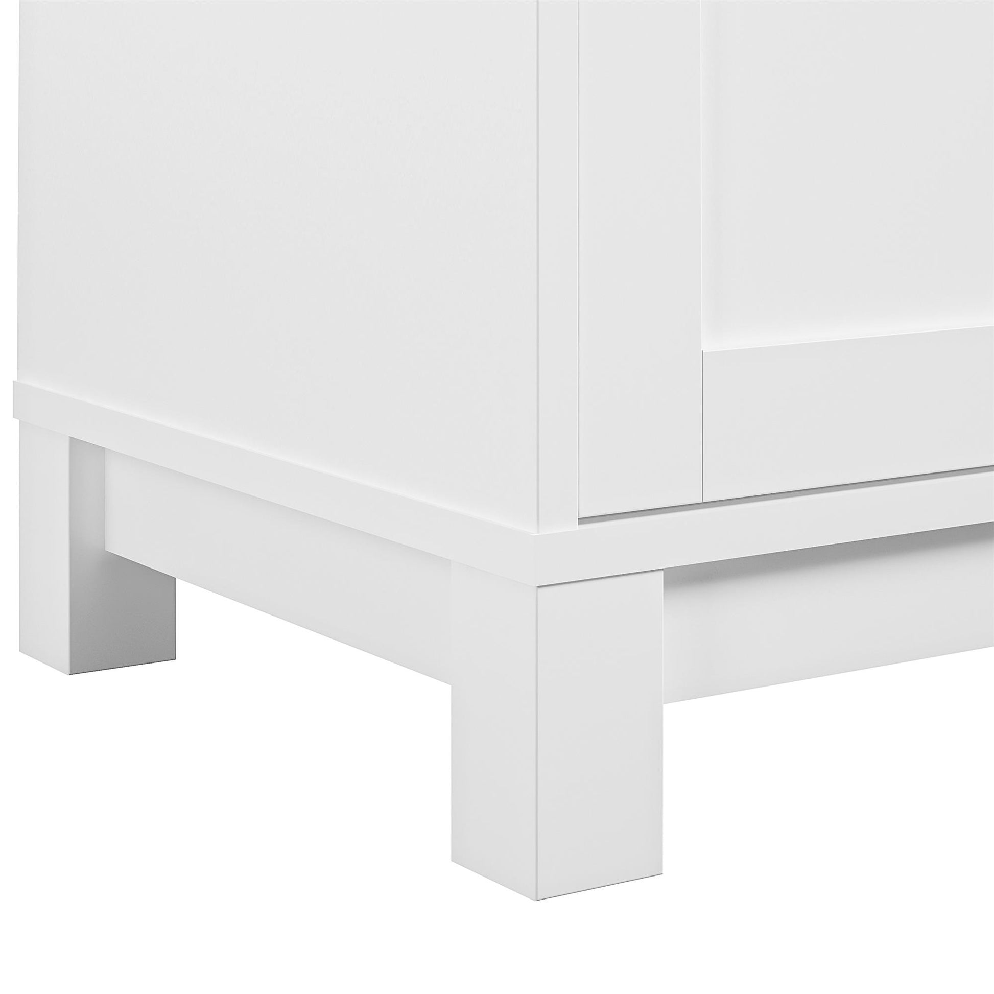 Chapel Hill Gentlemen's Chest with 5 Shelves and 5 Drawers - White