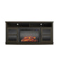Ayden Park Electric Fireplace TV Stand for TVs up to 65 Inch - Espresso