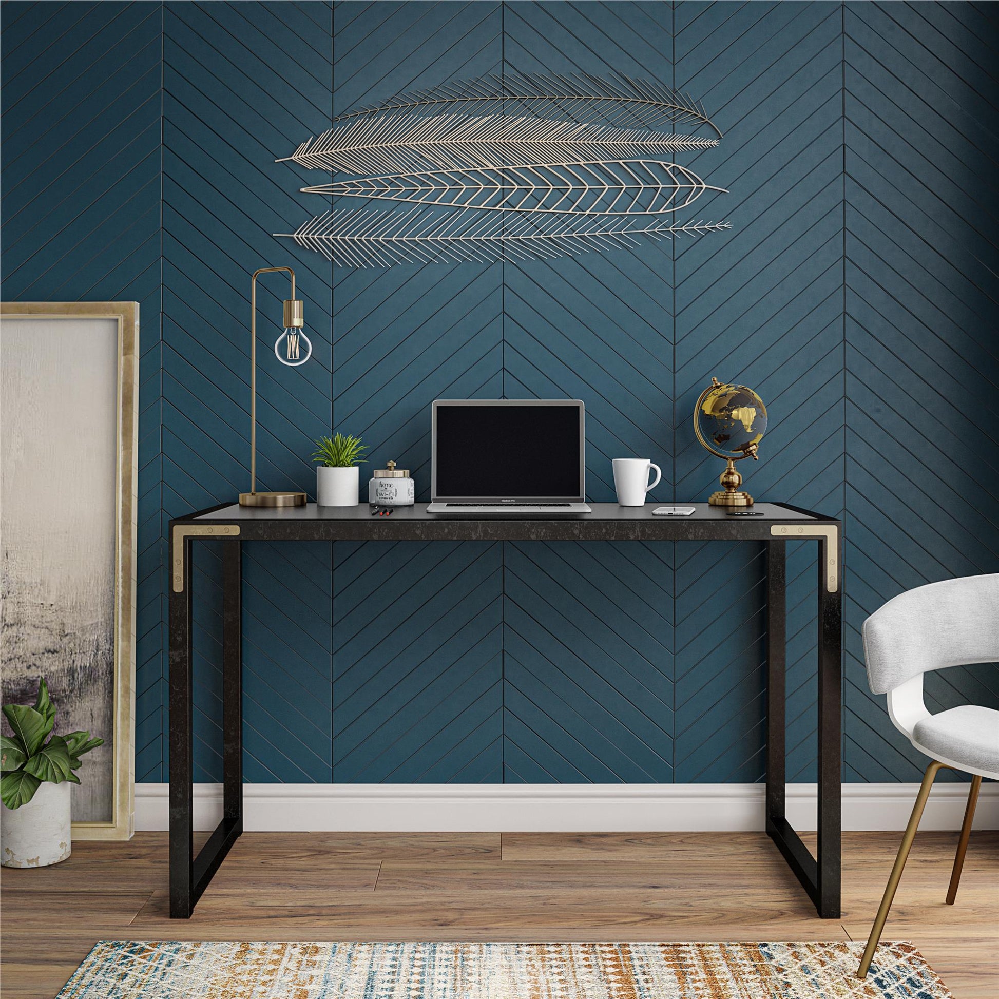 CosmoLiving by Cosmopolitan Bel Air Writing Desk - Black
