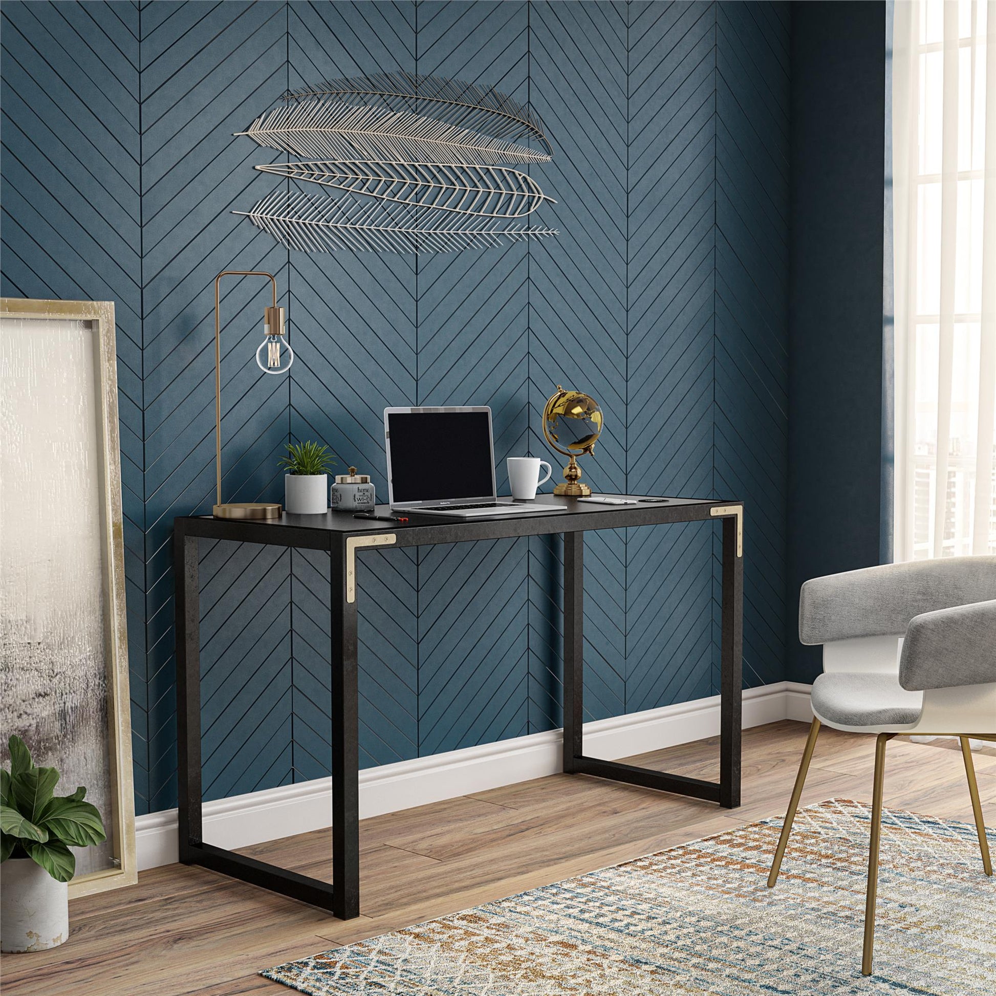 CosmoLiving by Cosmopolitan Bel Air Writing Desk - Black