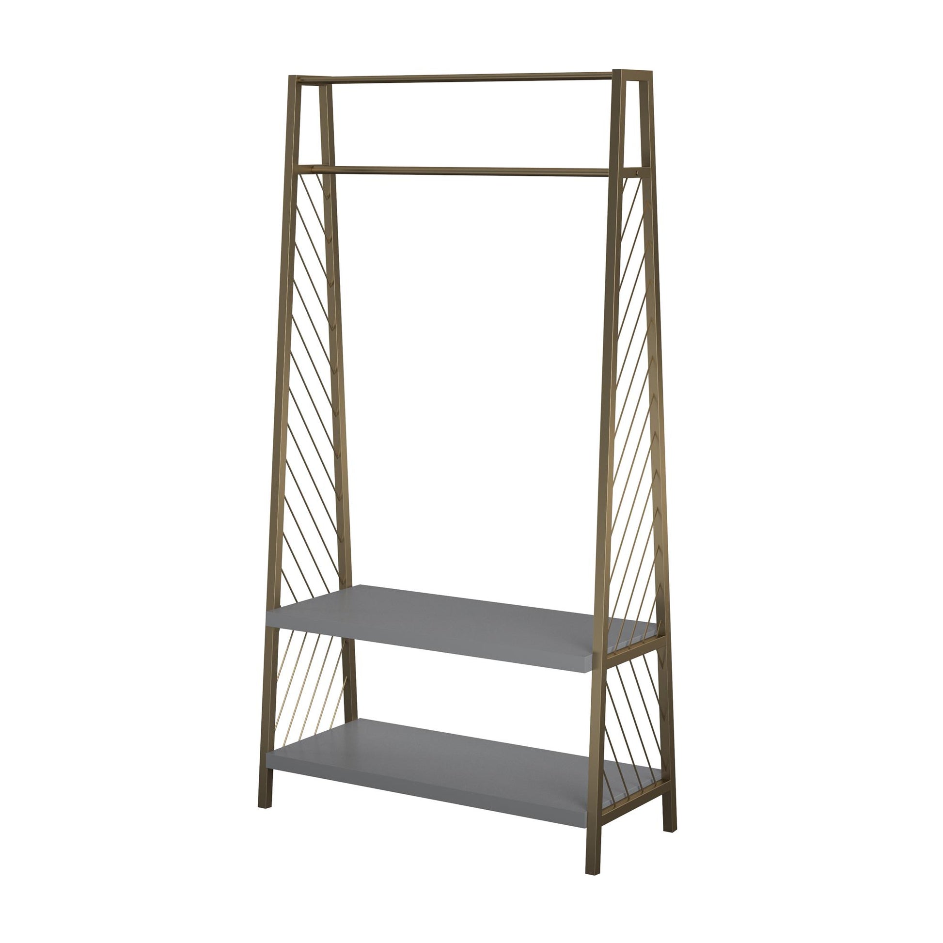 CosmoLiving by Cosmopolitan Brielle Entryway Storage - Graphite Grey