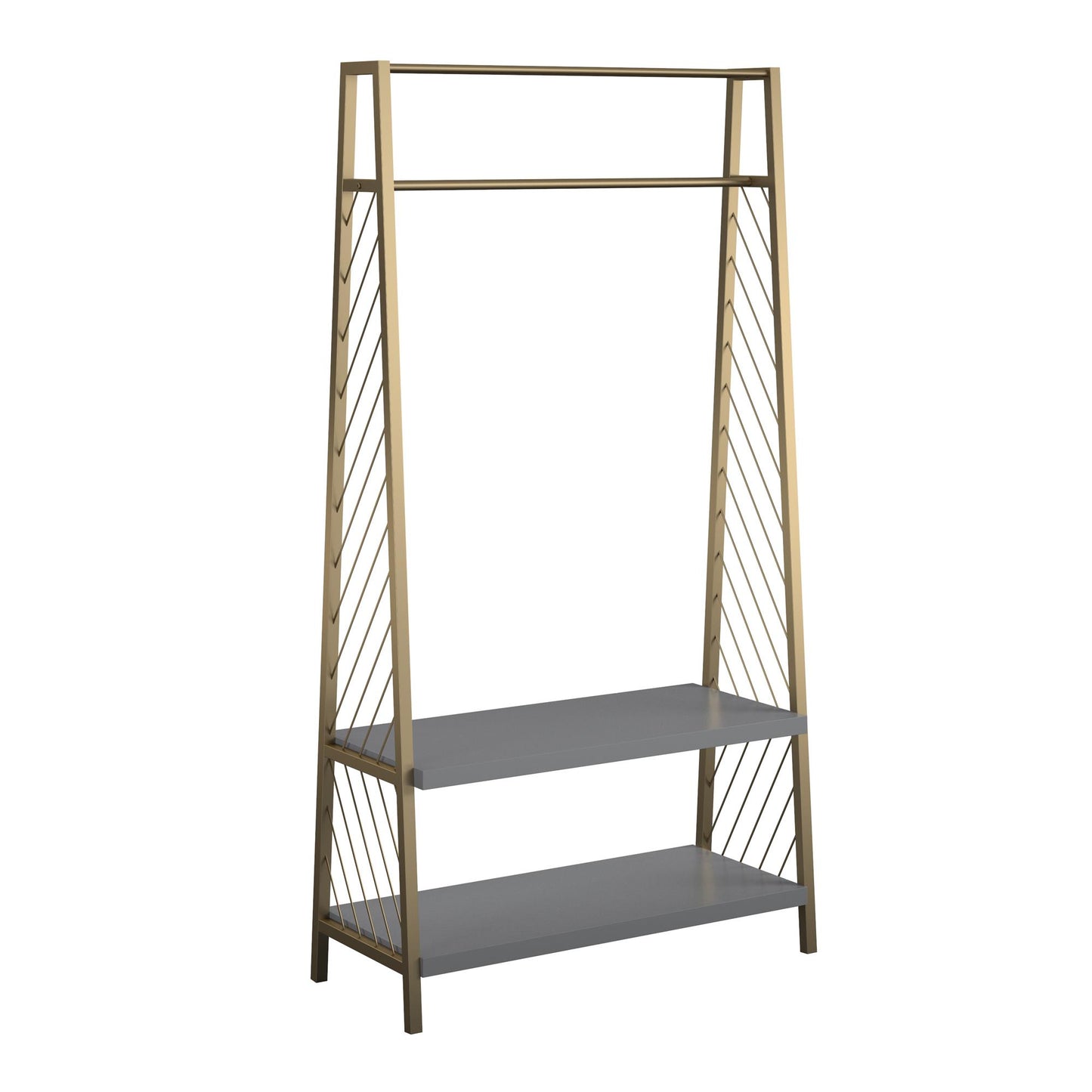 CosmoLiving by Cosmopolitan Brielle Entryway Storage - Graphite Grey