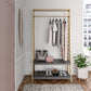 CosmoLiving by Cosmopolitan Brielle Entryway Storage - Graphite Grey