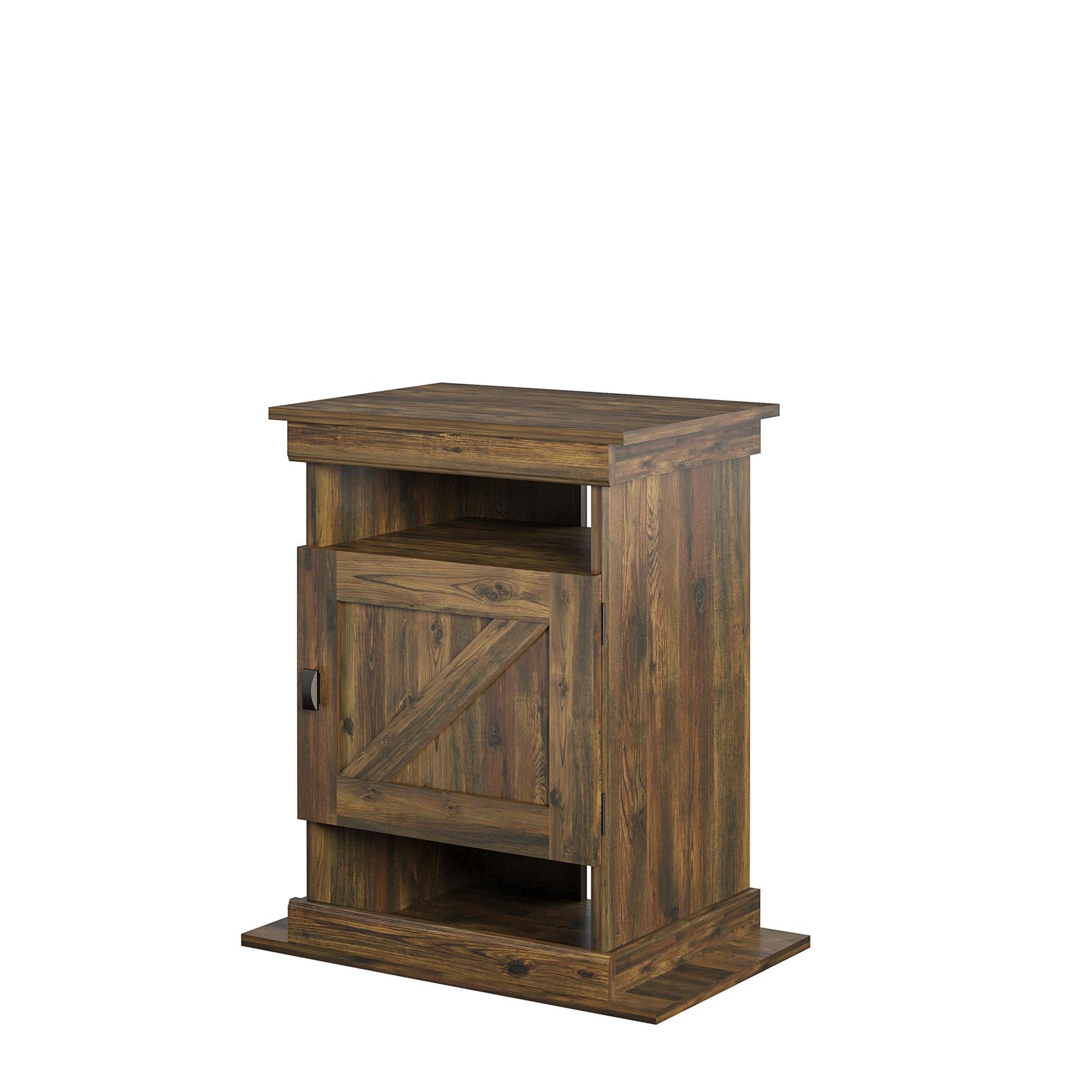 Flipper Farmington Rustic Farmhouse Aquarium Stand For 10 or 20 Gallon Tank - Rustic