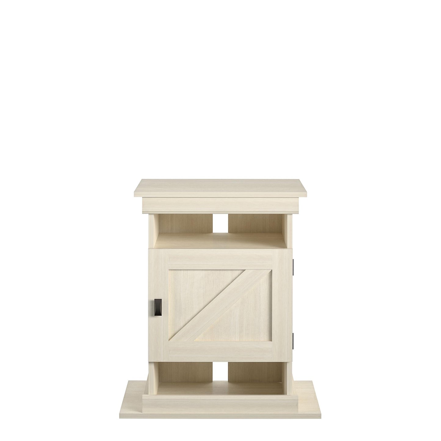 Flipper Farmington Rustic Farmhouse Aquarium Stand For 10 or 20 Gallon Tank - Ivory Oak