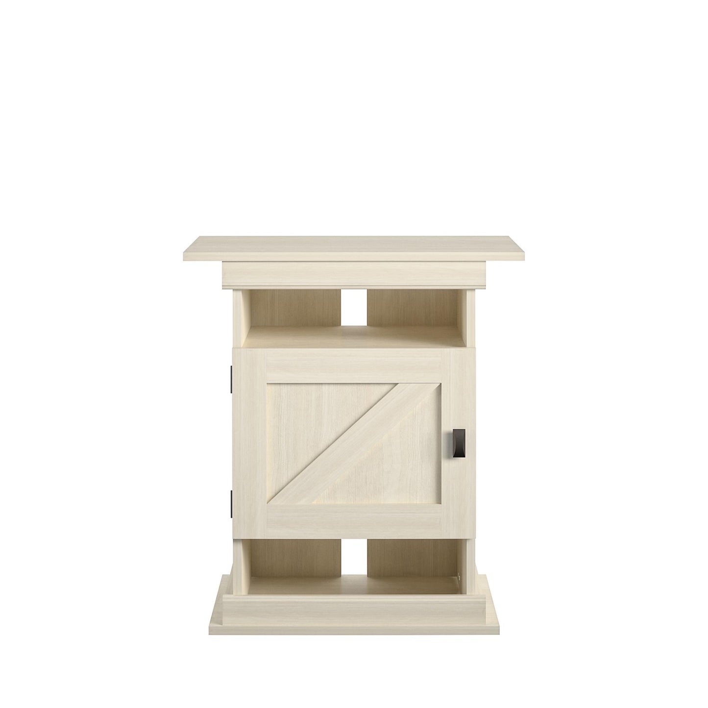 Flipper Farmington Rustic Farmhouse Aquarium Stand For 10 or 20 Gallon Tank - Ivory Oak