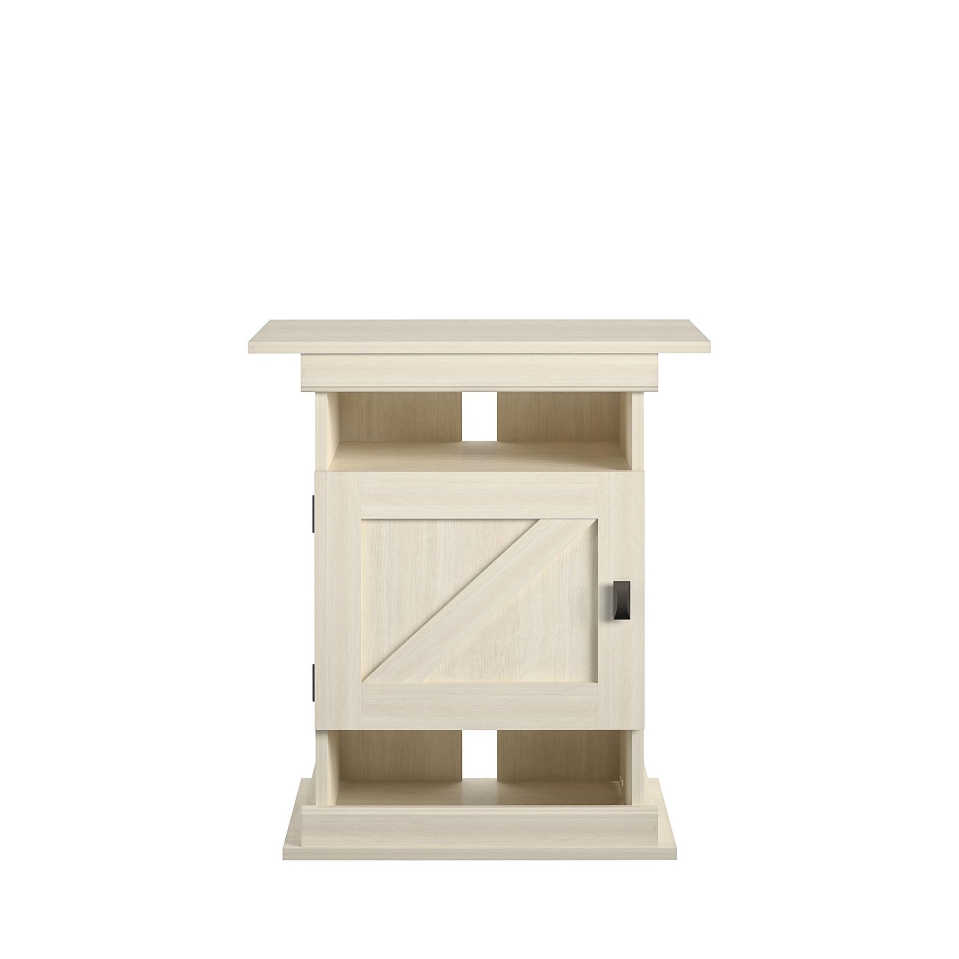 Flipper Farmington Rustic Farmhouse Aquarium Stand For 10 or 20 Gallon Tank - Ivory Oak