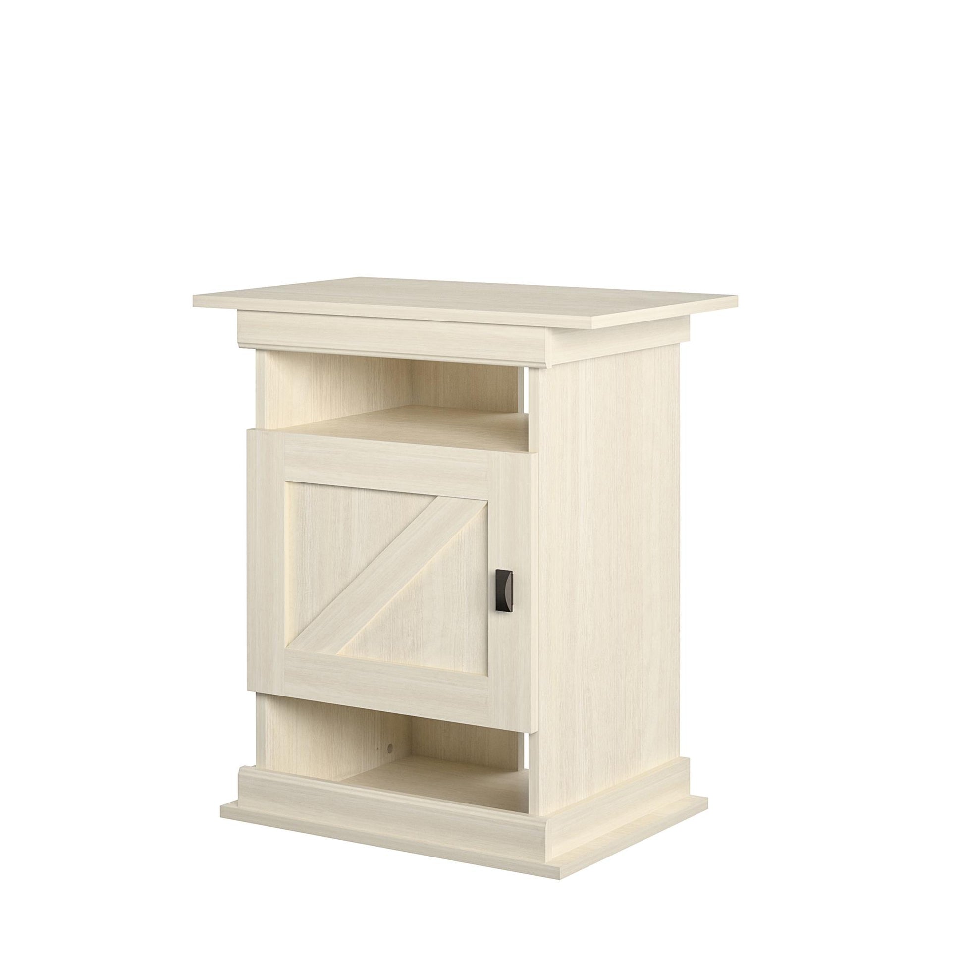 Flipper Farmington Rustic Farmhouse Aquarium Stand For 10 or 20 Gallon Tank - Ivory Oak