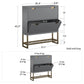 CosmoLiving by Cosmopolitan Brielle Entryway Shoe Storage - Graphite Grey