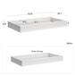 Poppy Changing Table Topper for Nursery Dresser - White