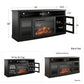 Ayden Park Electric Fireplace TV Stand for TVs up to 65 Inch - Espresso
