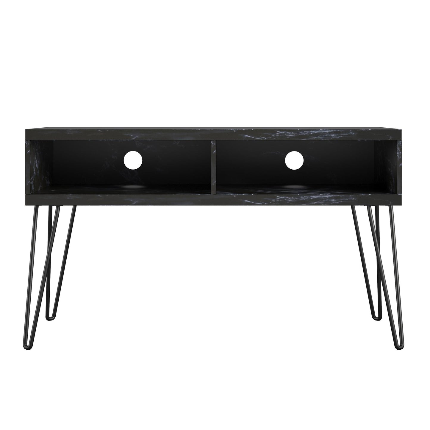 Athena TV Stand for TVs up to 42" - Black Marble