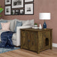Farmington Rustic Farmhouse Litter Box Enclosure for Cats - Rustic