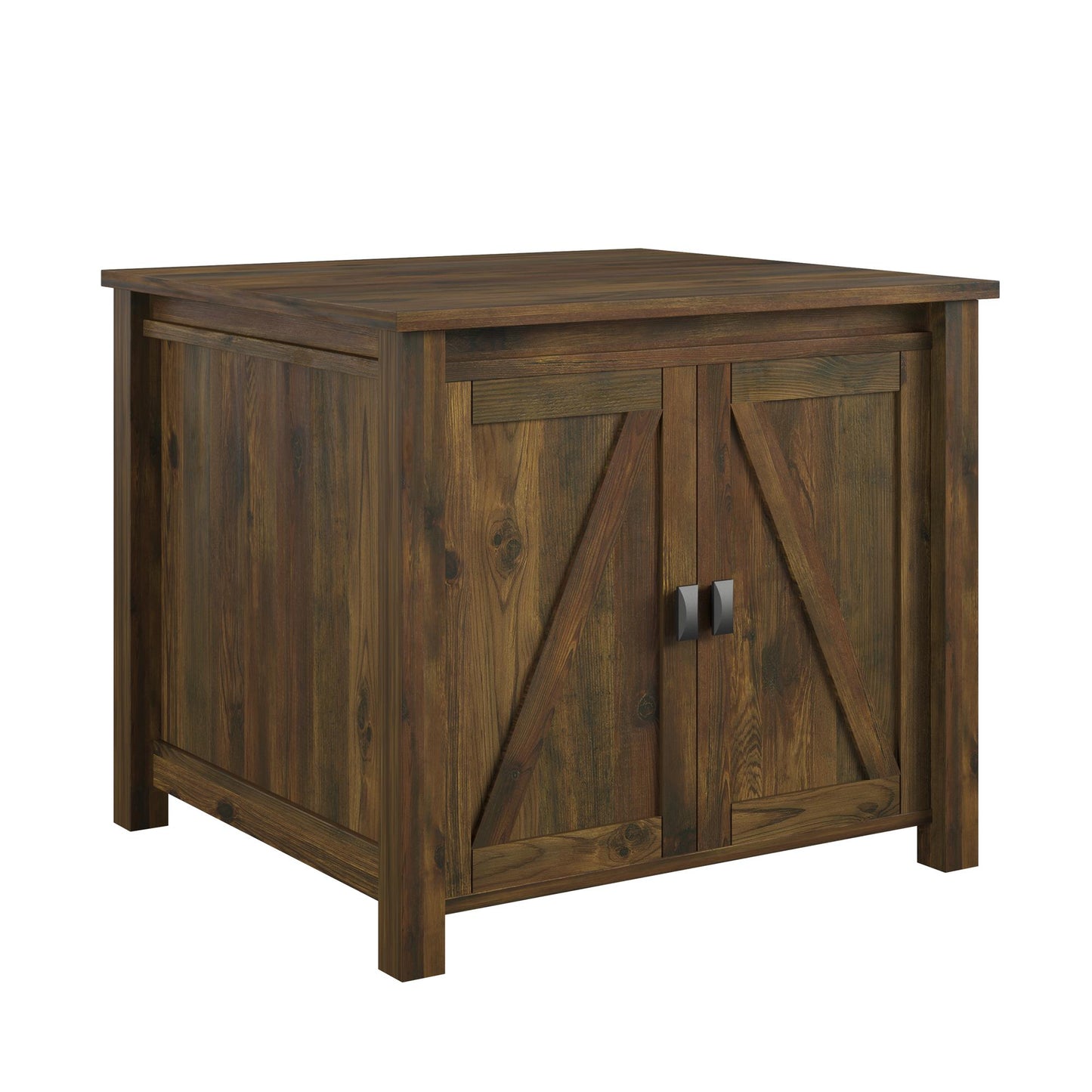 Farmington Rustic Farmhouse Litter Box Enclosure for Cats - Rustic