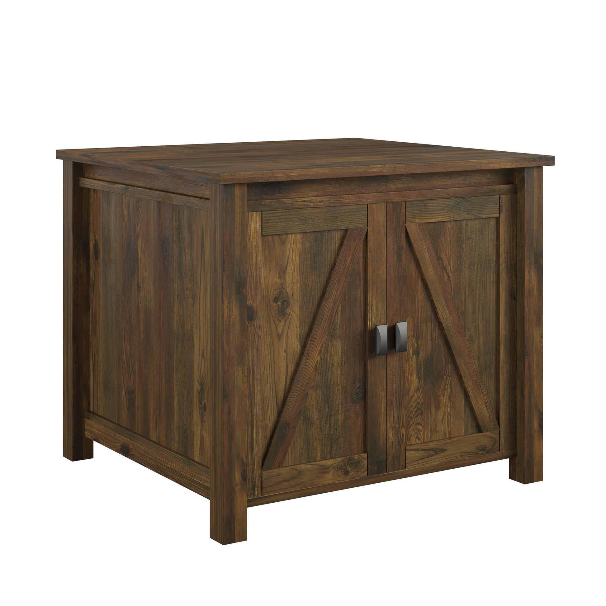 Farmington Rustic Farmhouse Litter Box Enclosure for Cats - Rustic
