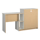 Rebel 3 in 1 Media Dresser with Side Storage and Desk - White