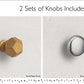 Monarch Hill Poppy Kids’ Bookcase with 2 Sets of Knobs - Ivory Oak