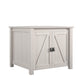 Farmington Rustic Farmhouse Litter Box Enclosure for Cats - Ivory Pine