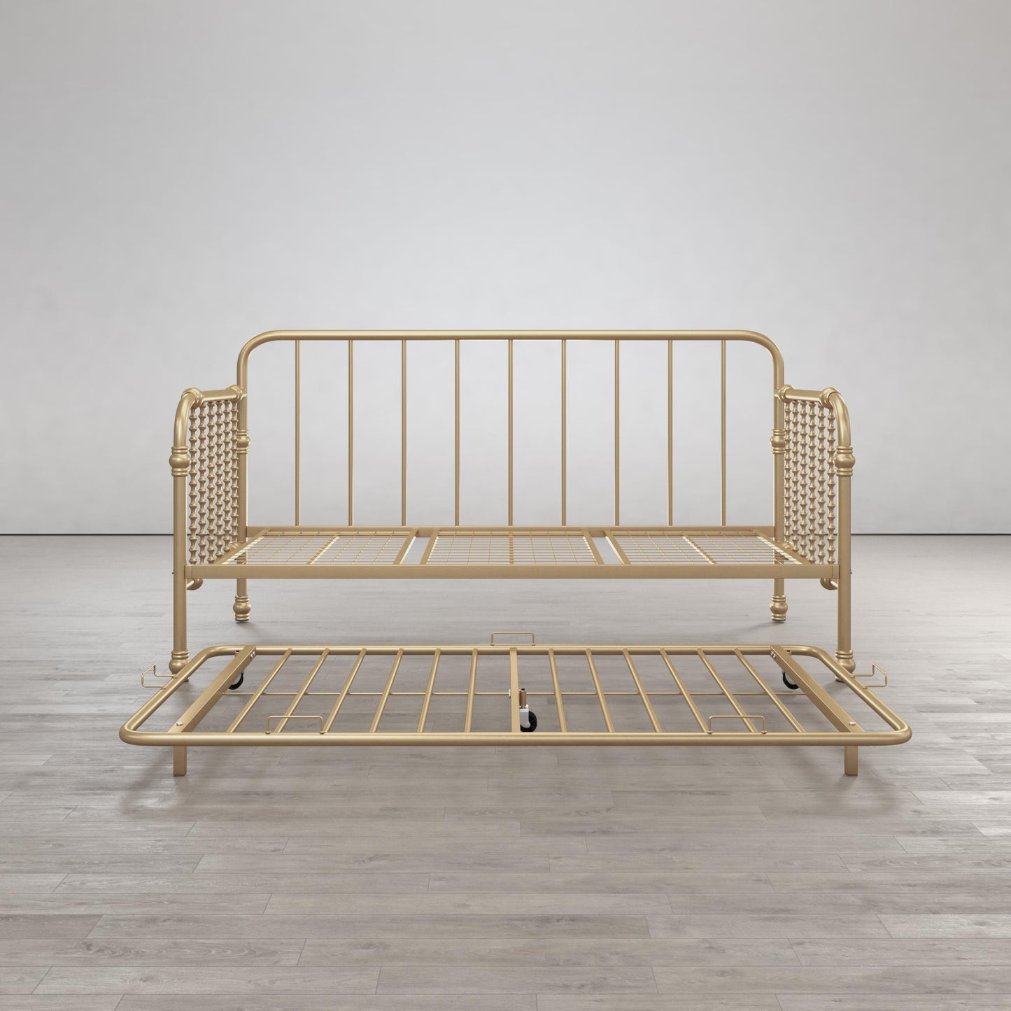 Monarch Hill Wren Metal Daybed and Trundle Set - Gold - Twin