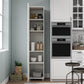 Kendall 16 Inch Multipurpose Storage Cabinet with 5 Shelves - White