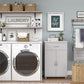 Basin 24 Inch 2 Door Base Storage Cabinet - White