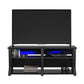 Genesis Gaming TV Stand for TVs up to 70 Inch with LED Lights - Black