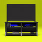 Genesis Gaming TV Stand for TVs up to 70 Inch with LED Lights - Black