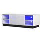 Glitch Gaming TV Stand for TVs up to 60 Inch with LED Lights - White