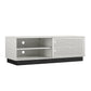 Glitch Gaming TV Stand for TVs up to 60 Inch with LED Lights - White