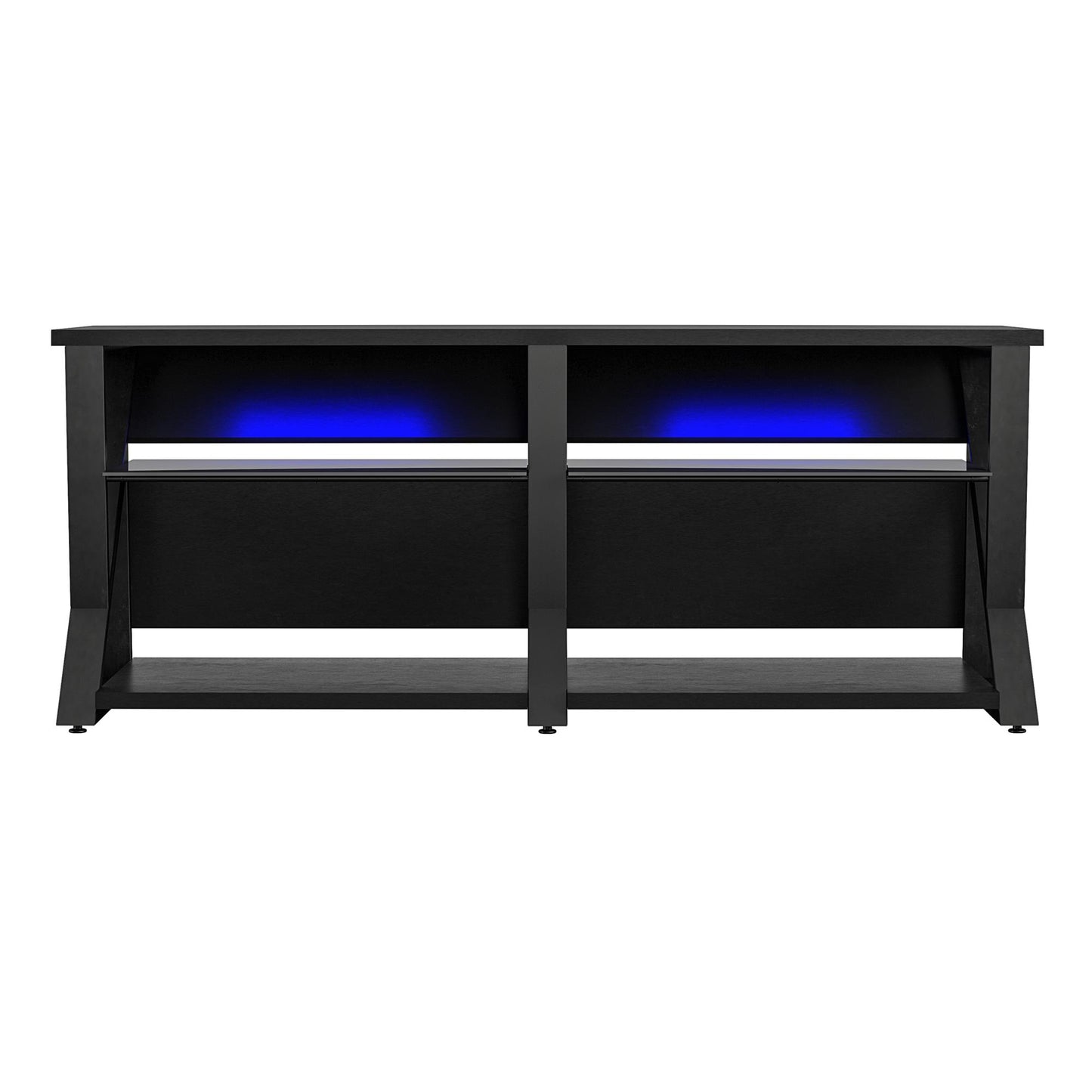 Genesis Gaming TV Stand for TVs up to 70 Inch with LED Lights - Black
