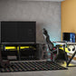 Genesis Gaming TV Stand for TVs up to 70 Inch with LED Lights - Black