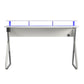 Xtreme Gaming Desk with Riser and LED Lights - White