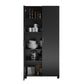 Basin 36 Inch 2 Door Utility Storage Cabinet  - Black