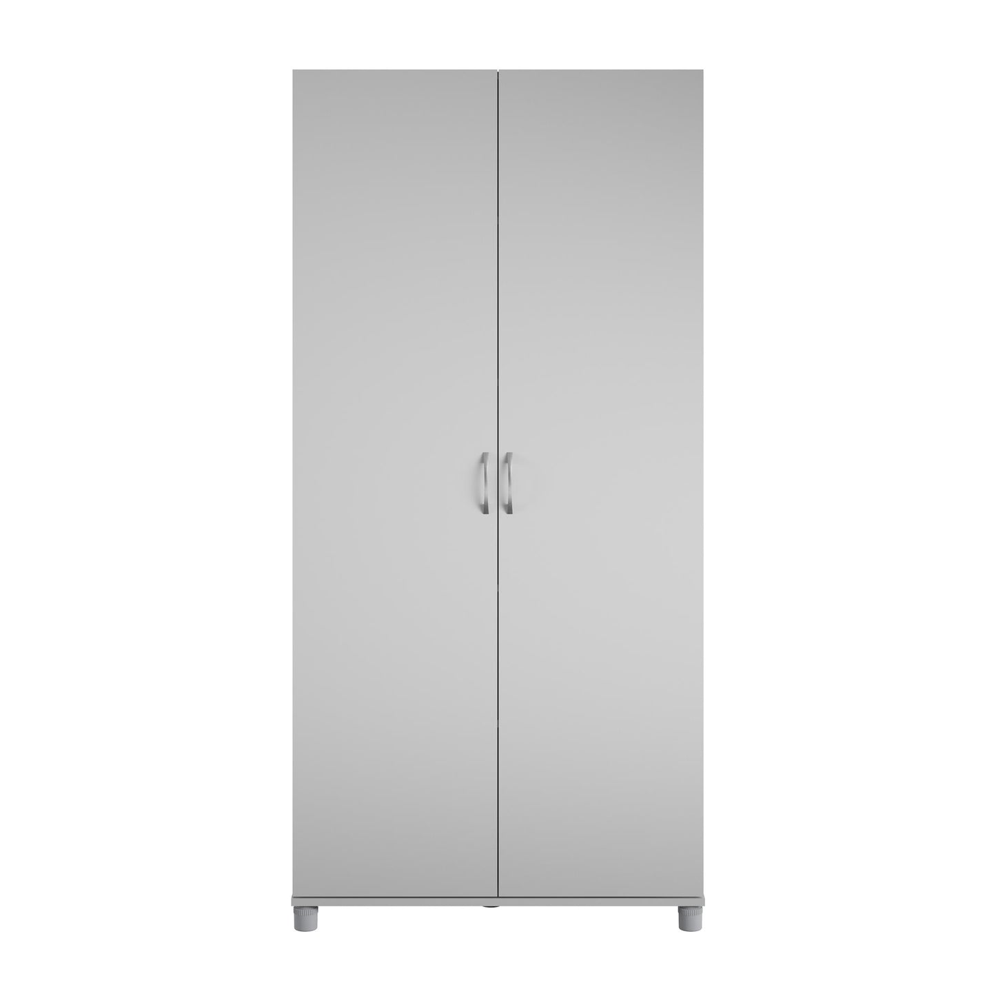 Basin 36 Inch 2 Door Utility Storage Cabinet  - Dove Gray