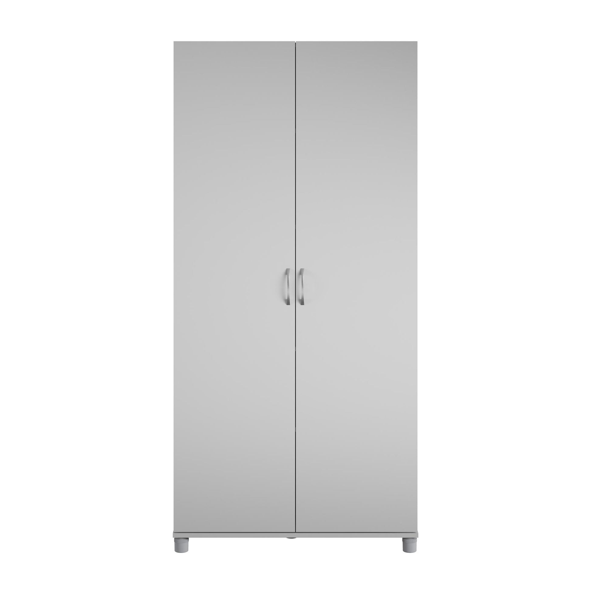 Basin 36 Inch 2 Door Utility Storage Cabinet  - Dove Gray