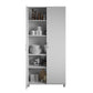 Basin 36 Inch 2 Door Utility Storage Cabinet  - Dove Gray